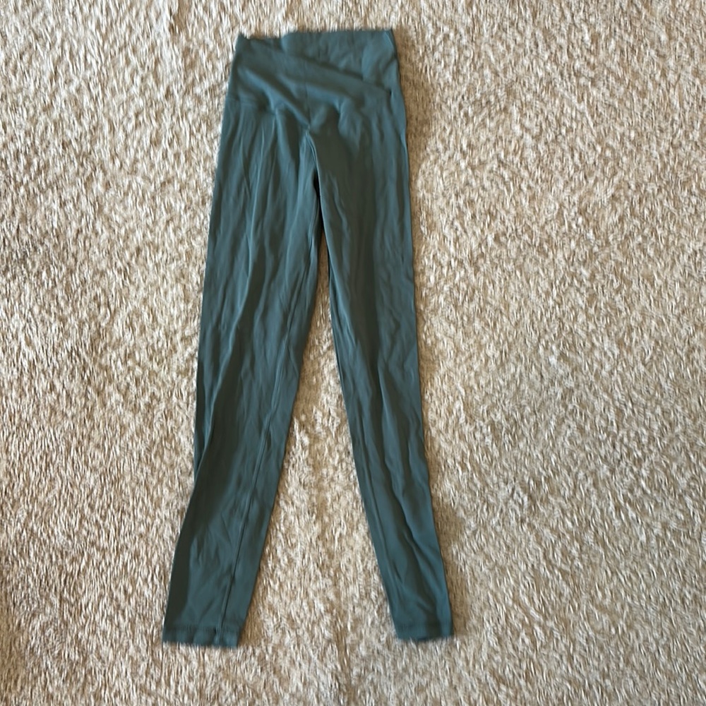 Green aerie crossover leggings